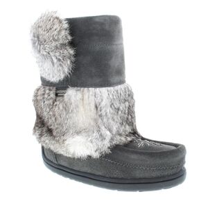 Manitobah mukluks short boots 5 grey